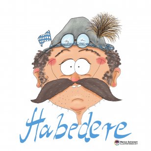 Bayern Mann Comicart Lizenzprodukt für www.bayrisch-souvenir.de - Der Dackel ist typisch für München, genau wie Tracht und Brezen...
Illustration erhältllich auf Bayrisch Souvenir Produkten (Tassen/Krügerl/Shirtes etc.)
-> Werbelink: https://www.bayrisch-souvenir.de/search?sSearch=schickert Suchfunktion "Schickert "eingeben"
